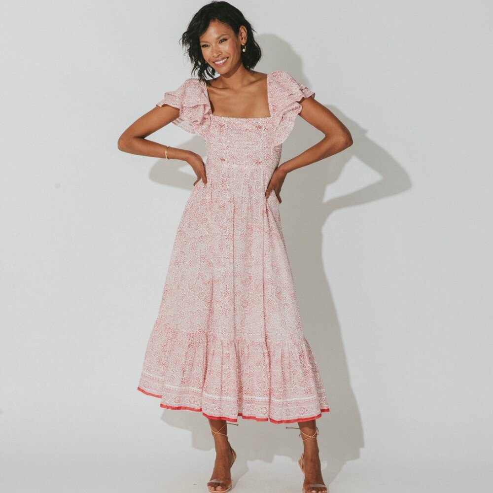Meera Midi Dress | Paisley Ditzy